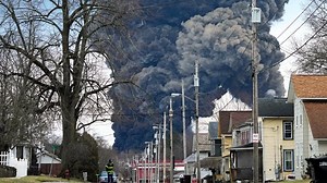 After Ohio train derailment, tank cars didn't need to be blown open to release chemical, NTSB says