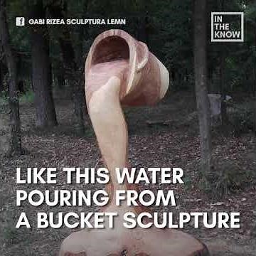 A Romanian artist transforms old tree stumps into works of art