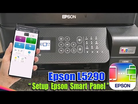 How to Setup and Print via Wi-Fi using Epson Smart Panel Epson L5290 EcoTank Printer.