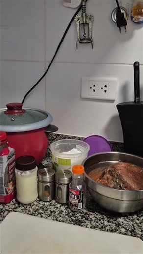 Asado de carne casero de la Abuelita Bertha ❤️ #Shorts