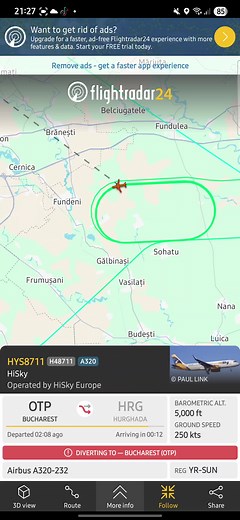 Airbus A320-232 HiSky flight.. #HiSky #planes #fyp TikTok