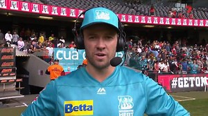 "We threw away two games at home ... we were a little bit naive in a way." AB de Villiers bids farewell to BBL09... | 7Cricket