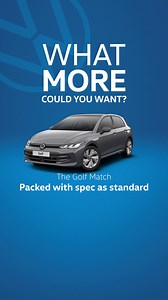 Get more than expected with the Golf Match | Volkswagen