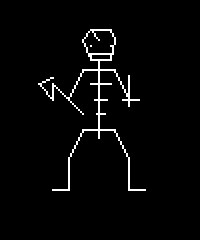 Port of Akalabeth game from AppleSoft BASIC to GW-Basic