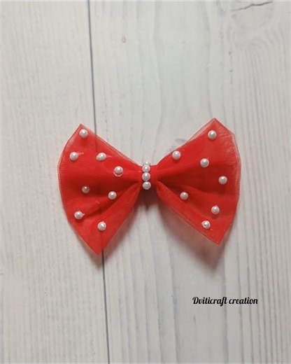 DIY bow making idea #diy#trendingshorts#asthetic#viralshorts