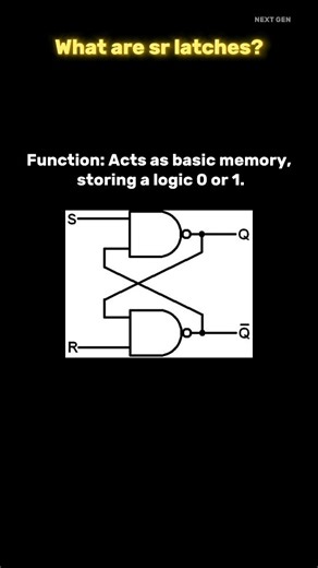NextGen academy on Instagram: "Sr latches #SRLatch #DigitalLogic #ElectronicsEngineering #EngineeringStudents #ECE #VLSI #LogicGates #CircuitDesign #EngineeringLife #TechReel #EngineeringMinds #Semiconductor #ElectronicsWorld #FutureEngineers #ECEProjects #ReelItFeelIt #ExplorePage #InstaReels #TrendingNow #ReelTrend #ViralVideo #ReelOfTheDay #ExploreMore #EngineeringVibes"