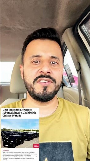 Dubai Launches Driverless Robotaxi Service | Futuristic Autonomous Taxis Hit the Roads! #dubai