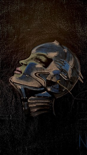 Nailah Elon | Alien Superstar 👽🛸 Picture inspired by Renaissance poster concept by @Aidenmprince on twitter! #reels #art #drawing #chalkart #artist... | Instagram