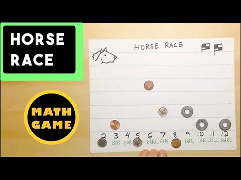 Math Game Horse Race- Build a Math Game