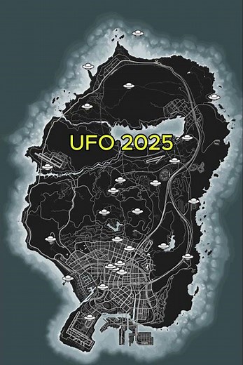 GTA V ONLINE - UFO Locations Map Spawn 2025