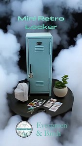 Mini Retro Metal Locker: Functional Desktop Storage With Custom Magnets - Etsy