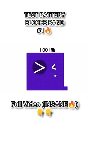 TEST BATTERYBLOCKS BAND#1🔥 #shorts #viralshorts #batteryblocks #numberblocksband #viral