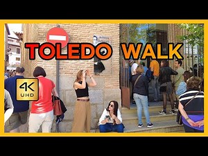 [4kspain] 4k TOLEDO walking / famous historical city in Spain/ Toledo walking tour