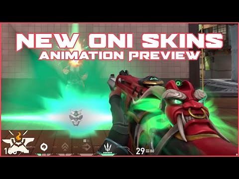 VALORANT Oni Skins (NEW BUNDLE!) | All Animations + Chromas Preview | Skin Collection Showcase