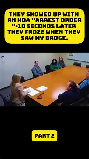HOA Arrest Order Confrontation Stops at My Badge