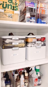 comment “ sick kit “ and I’ll send you everything I used to make these to organize our supplies now that sick season is officially upon us 🤧💌💨 shoutout to @_jadeoneal for inspo 🫶 such a great idea to have these ready to grab and go!! #sickkit #sickseason #sickathome #medicinecabinet #organizers | sierra.honeycutt