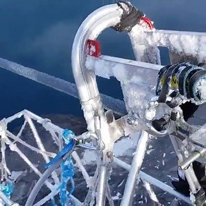 A line man's icebreaker. The longest span of an electrical overhead powerline ⚡️ #bkkenotek #safetyfirst #linemanlife #lineman #electrician #electricity #guinnessworldrecords Repost By @sigbjorndale | High Voltage Industries