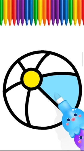 Most Satisfying Ball Coloring Ever 😍