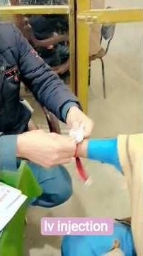 learn iv injection in difficult veins #youtubeshorts #ivinjection#