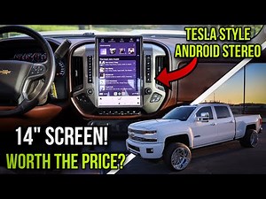 MASSIVE 14.5" Carplay Radio Install on my 15 Silverado LML Duramax