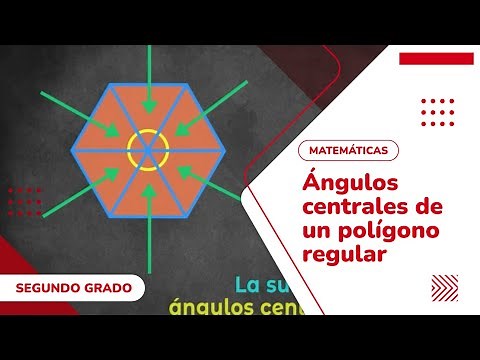 34.Ángulos centrales de un polígono regular