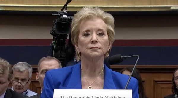'You Attack Diversity': Billionaire Linda McMahon's Lip Quivers As She's Exposed During Tense Hosue Hearing