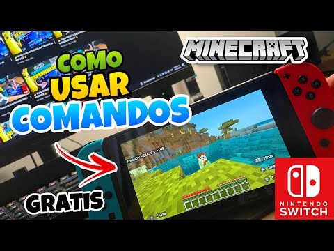 👉 Como USAR COMANDOS en MINECRAFT en NINTENDO SWITCH 🔥