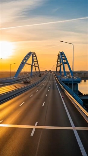 renovation or broken road to new bridge #timelapse #automobile #viralvideo #roading