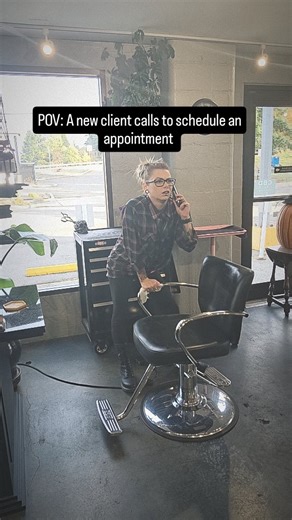 2.7K views · 36 reactions | We love new clients! And we've all taken a call (or 5) like this. 藍藍藍 | Wild Roots Hair Company | Facebook