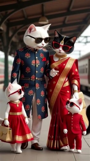 cat couples party me ja raha hai#funny #trending #viral #cat