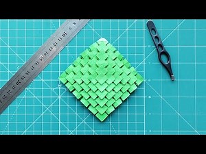 Multi stage clover tessellation origami designed by Shuzo Fujimoto | Tessellation | DIY | Tutorial