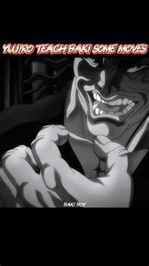 yujiro teach baki some moves#baki#hanma#yujirohanma #anime #viralshorts #trendingshorts #virali