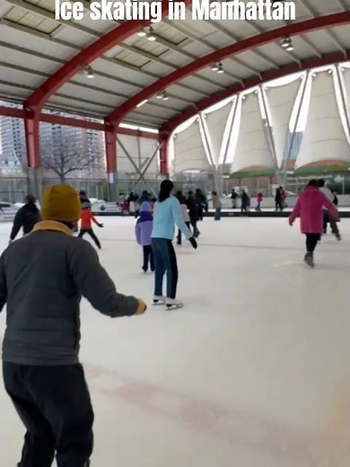 Ice skating in manhattan 138th st.