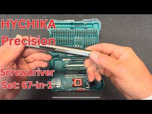 HYCHIKA Precision Screwdriver Set: 67-in-1 Toolkit with Magnetic Bits - Unboxing ‪@hychikatools725‬