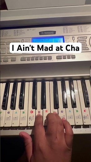 I Ain't Mad at Cha - Tupac #tupacshakur #blackstreet #pianolession