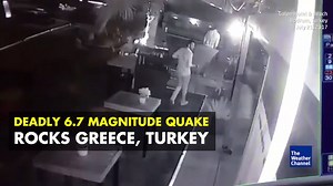 123K views · 1.1K reactions | A 6.7 magnitude earthquake rattled Greece and Turkey, killing two and injuring hundreds more on the Greek resort island of Kos. | The Weather Channel | Facebook