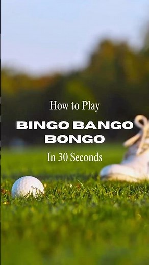 How to Play Bingo Bango Bongo | Best Mixed Skill-Level Golf Game⛳️