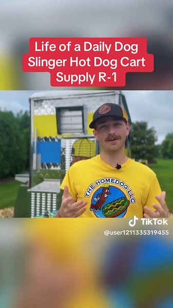 Daily Life of a Hot Dog Cart Vendor
