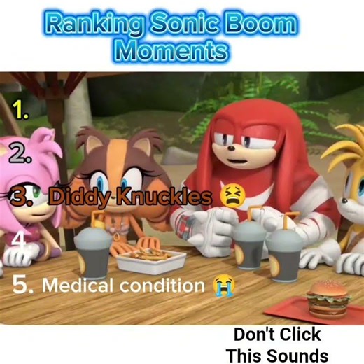 Ranking Sonic Boom Moments 😂