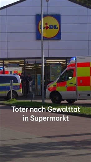 Fatal attack at a supermarket in Ratzeburg #rtlnord #crime #police #schleswigholstein #news