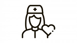 Medical Nurse Icon Animation Line Stock Footage Video (100% Royalty-free) 1087350299 | Shutterstock