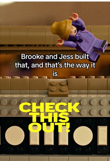 CHECK THIS OUT! 💕 @brookeandjess BUILT THAT and that’s the WAY IT IS! 👯 #SheBuiltThat #LEGO #RunDMC