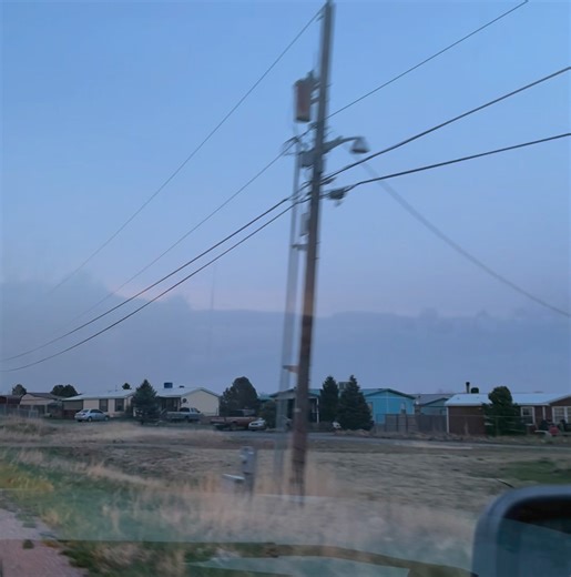 Las Vegas PSPS Update: Here’s a look at one of our PNM foremen patrolling the power lines, looking for damage before power can safely be restored. Crews will work into the night and as long as it takes to restore power to all customers affected by the PSPS. | PNM