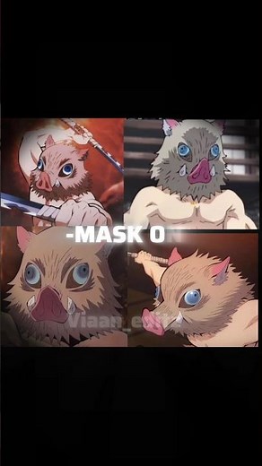 inosuke mask off🤯 #demonslayer #kimetsunoyaiba #inosuke #tanjiro #fyp #foryou