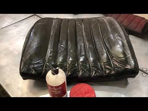Classic Car Leather Seat Softening & Restoration - Jaguar Interior - Leather Repair Company