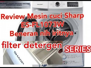 Unboxing!!! Review of the Sharp 7kg ES-FL1073W front-loading washing machine with complete features