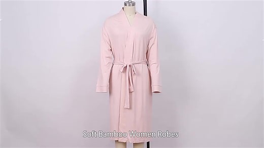 ODM Men's Thermal Robes 100 Cotton Bamboo Terry Sleepwear Long Sleeve Plus Size Breathable Home Hotel Robe