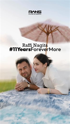 Rans Entertainment on Instagram: "11 Years Forever More.... Happy Wedding Anniversary Aa Raffi & Mba Gigi ❤️✨"