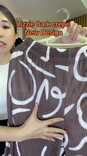 Lizzie Bark Crepe New Design | Long Pants Update