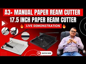 A3 Size Manual Paper Ream Cutter🔥 | 17.5 Inch Paper Ream Cutter🚀 | Live Demo & Features Explained